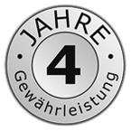 4 Jahre Gewährleistung